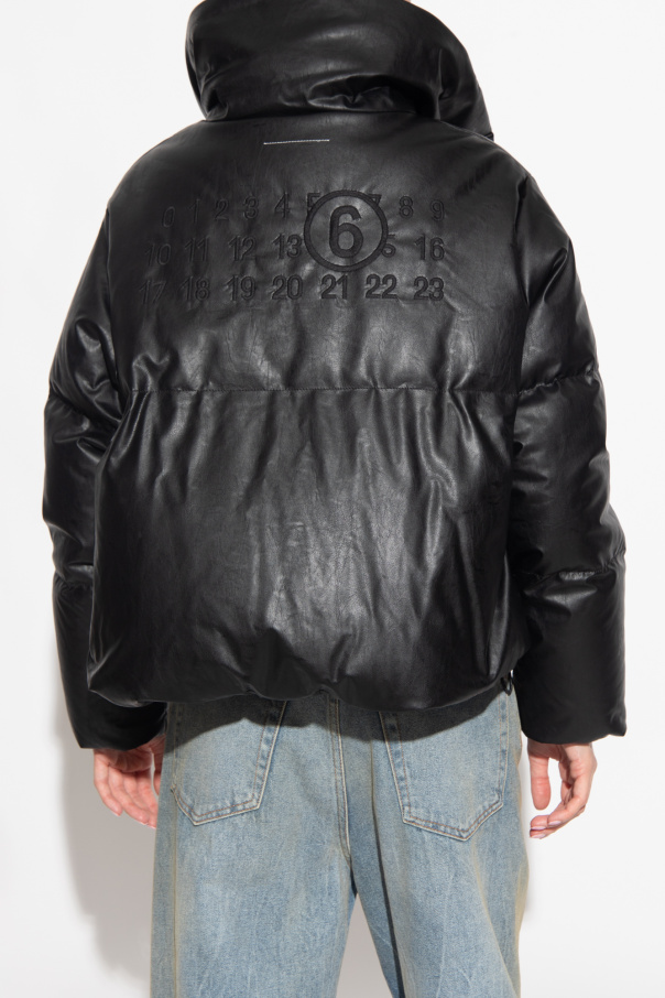 SchaferandweinerShops Germany - Black Oversize down jacket MM6 Maison  Margiela - shirt compressport 3d thermo 50 g preto